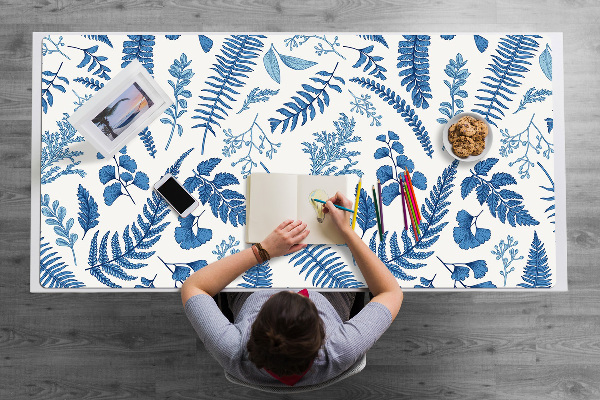 Bureau onderlegger Blauwe varens