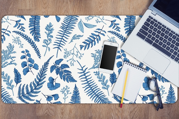 Bureau onderlegger Blauwe varens