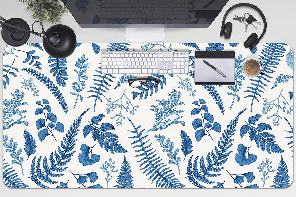 Bureau onderlegger Blauwe varens