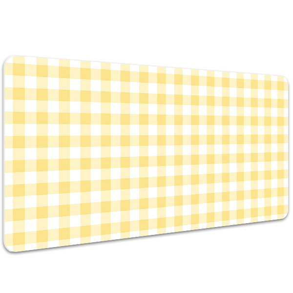 Bureau mat Gele grille
