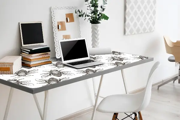 Bureau onderlegger Bijenpatroon