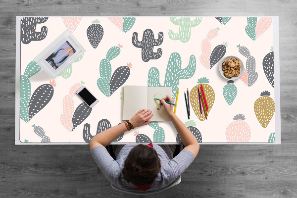 Bureau onderlegger Kleurrijke cacti