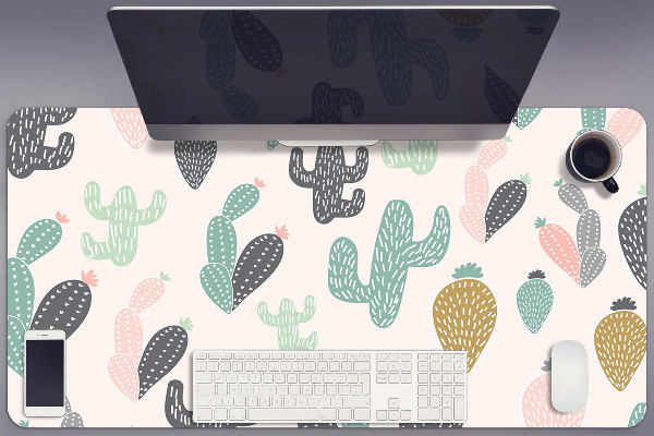 Bureau onderlegger Kleurrijke cacti