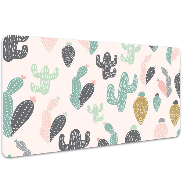 Bureau onderlegger Kleurrijke cacti