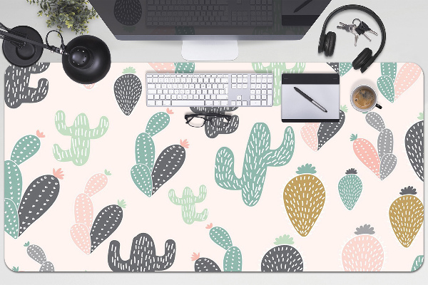 Bureau onderlegger Kleurrijke cacti