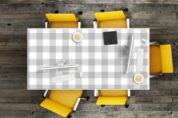 Bureau onderlegger Grijze grille