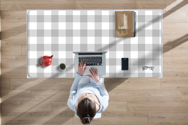 Bureau onderlegger Grijze grille