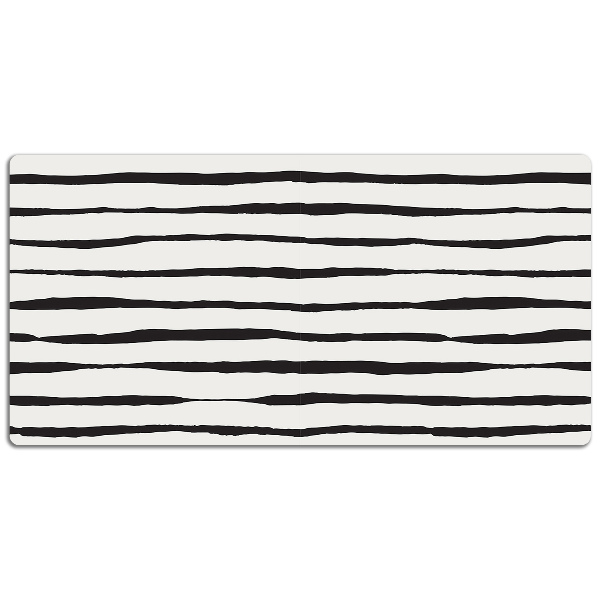 Bureau mat Zwarte lijnen
