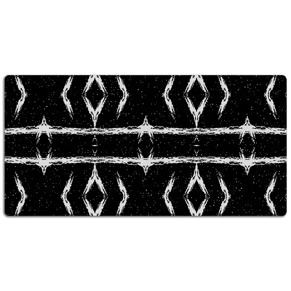 Bureau mat Zwarte abstractie
