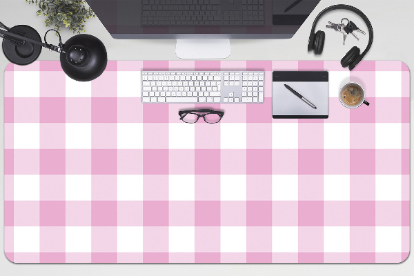 Bureau mat Roze grille