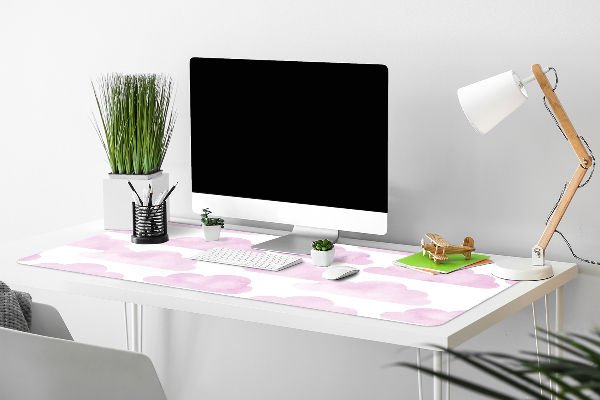 Bureau onderlegger Roze wolken