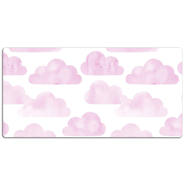 Bureau onderlegger Roze wolken