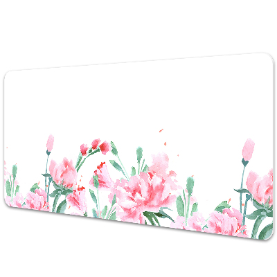 Bureau mat Roze bloemen