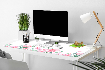 Bureau mat Roze bloemen