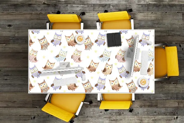Bureau onderlegger Fairy -tale uilen