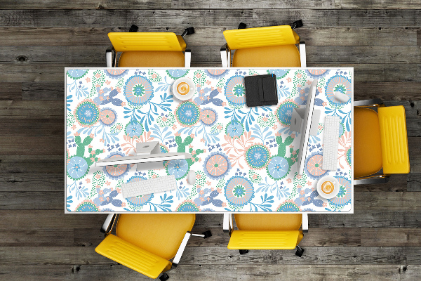 Bureau onderlegger Vintage bloemen