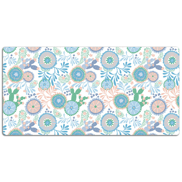 Bureau onderlegger Vintage bloemen