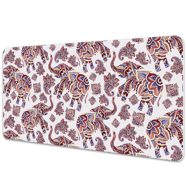 Bureau onderlegger Paisley olifant