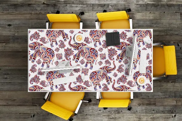 Bureau onderlegger Paisley olifant