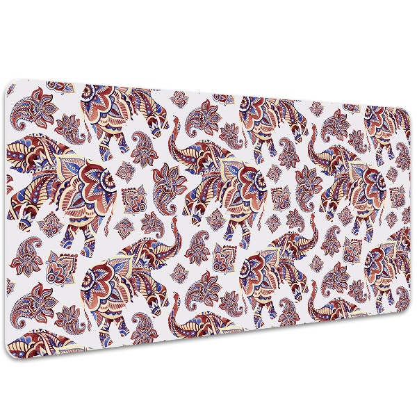 Bureau onderlegger Paisley olifant