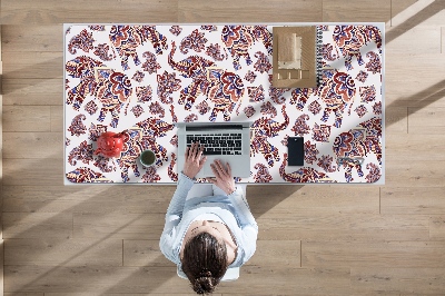 Bureau onderlegger Paisley olifant