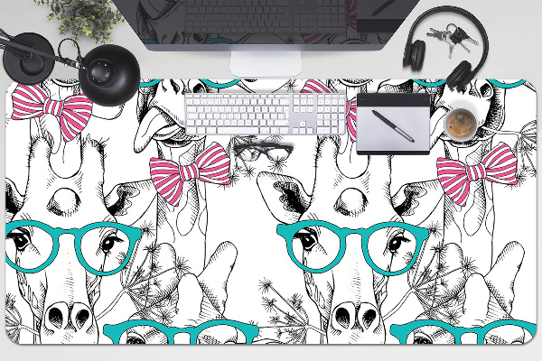 Bureau onderlegger Hipster giraf