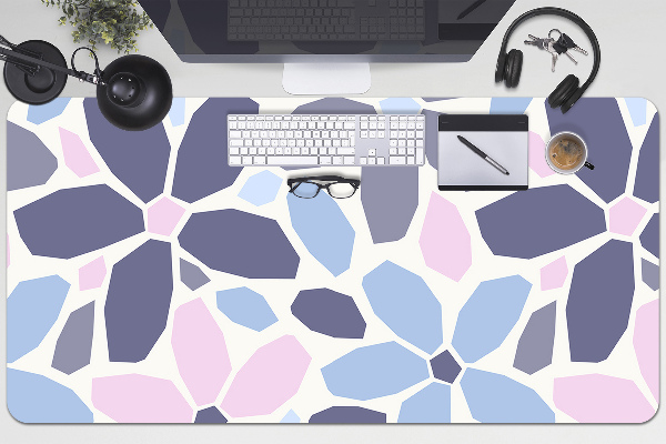 Onderlegger bureau Geometrische bloemen