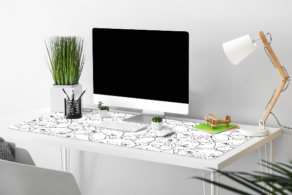 Onderlegger bureau Bulldoghond