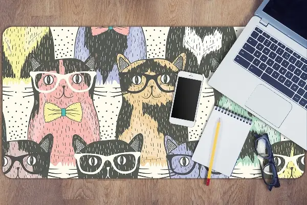 Bureau onderlegger Katten