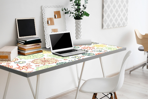 Bureau onderlegger Bloemen en harten