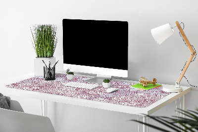 Bureau onderlegger Doodle -bloemen