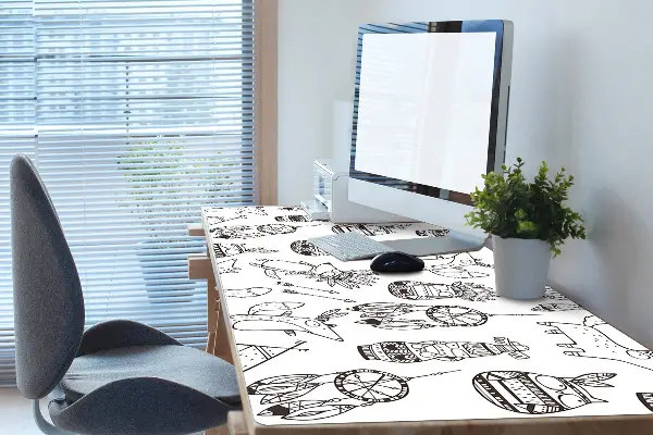 Bureau onderlegger Tekenfilm