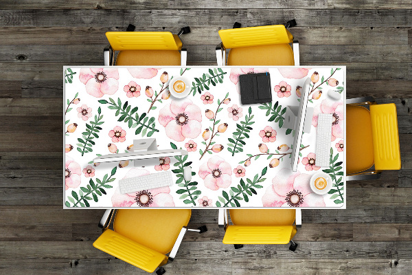 Bureau onderlegger Bloemen