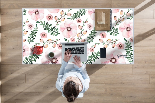 Bureau onderlegger Bloemen