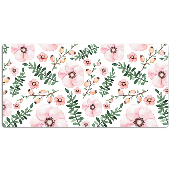Bureau onderlegger Bloemen