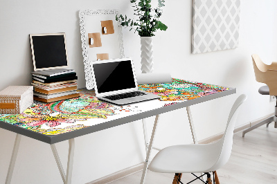 Bureau onderlegger Mandala -patroon