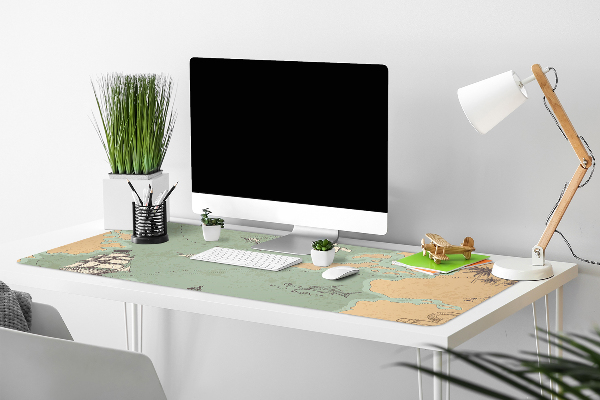 Bureau onderlegger Schatkaart