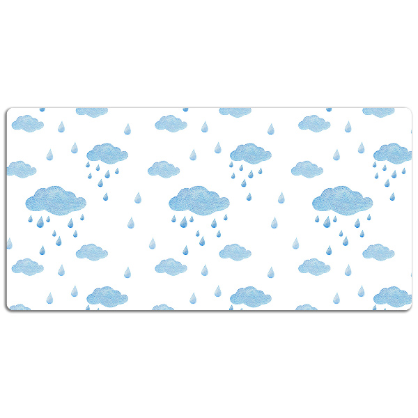 Bureau onderlegger Regenwolken