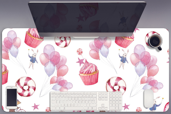 Bureau onderlegger Snoep en ballonnen