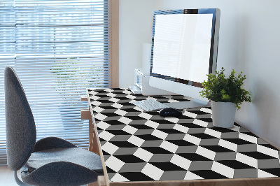 Bureau mat Zes 3d -patroon