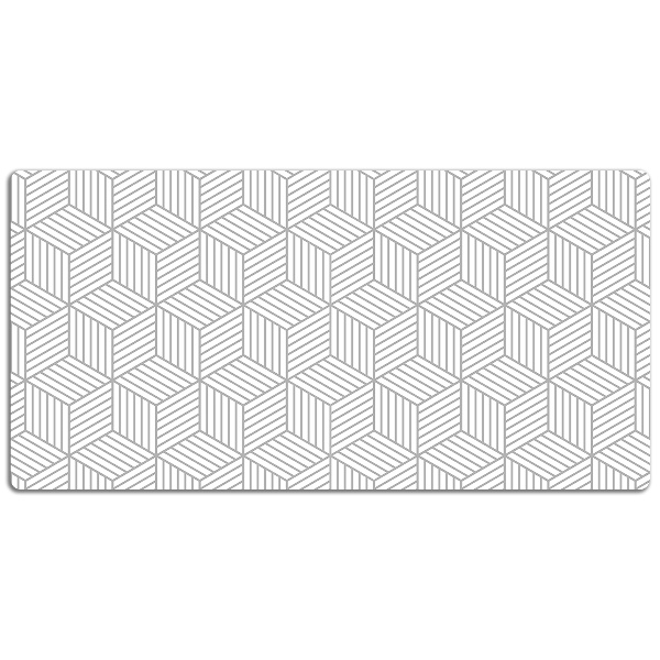 Bureau onderlegger Zes 3d -patroon