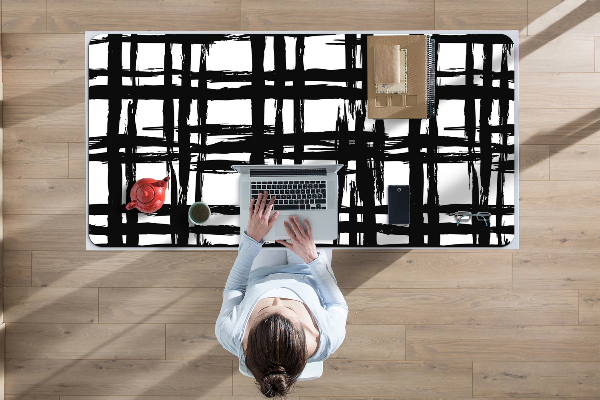 Bureau onderlegger Geruite patroon