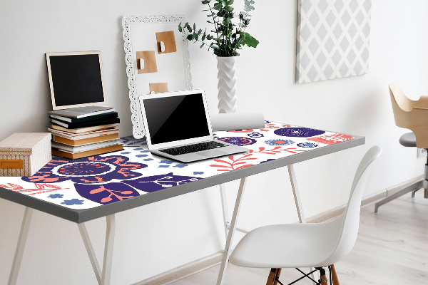 Bureau onderlegger Abstracte bloemen