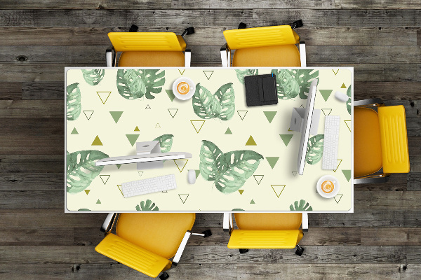 Bureau onderlegger Monster en driehoeken
