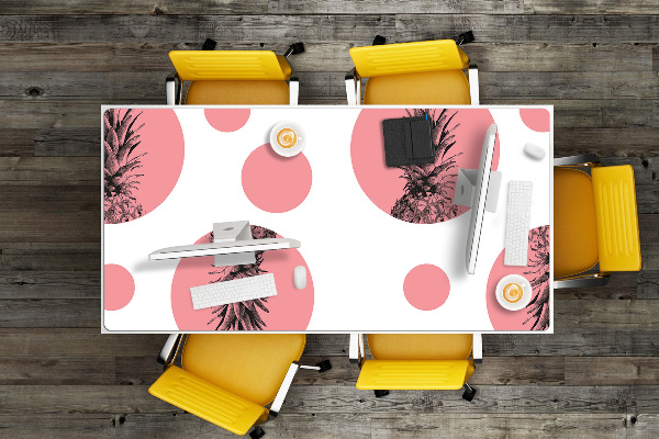 Bureau onderlegger Roze ananas
