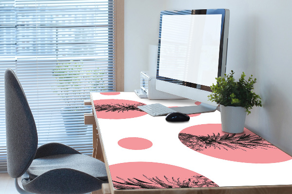 Bureau onderlegger Roze ananas