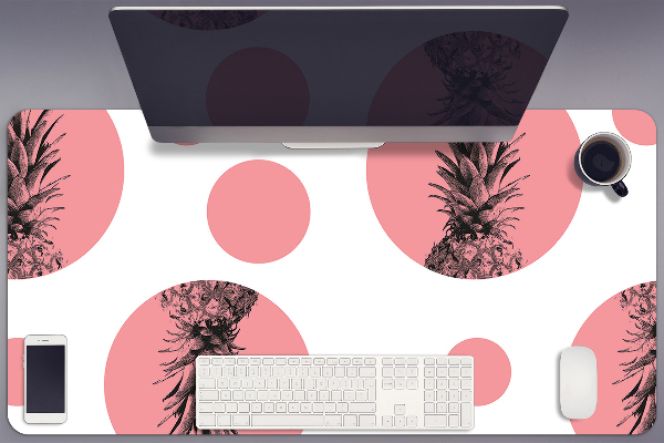Bureau onderlegger Roze ananas
