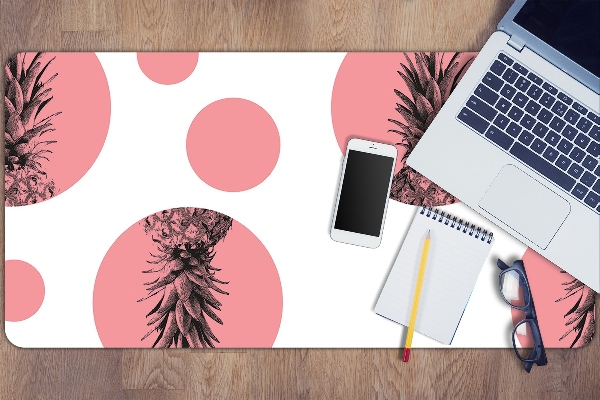 Bureau onderlegger Roze ananas