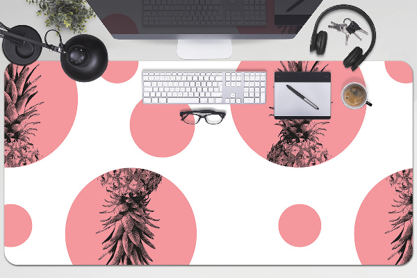 Bureau onderlegger Roze ananas