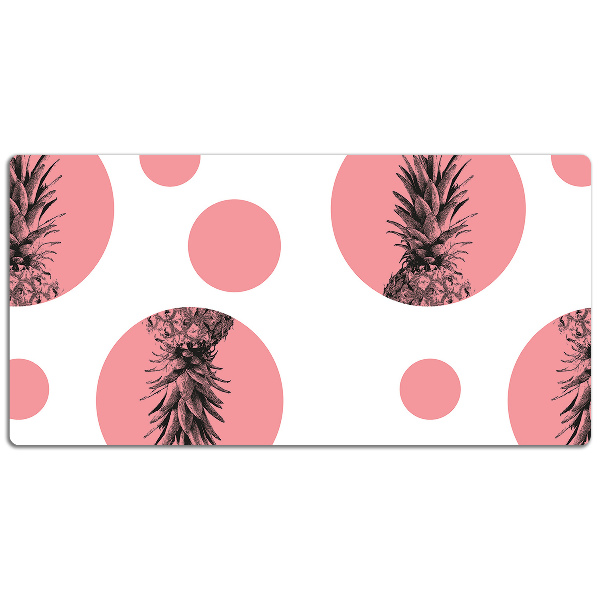 Bureau onderlegger Roze ananas
